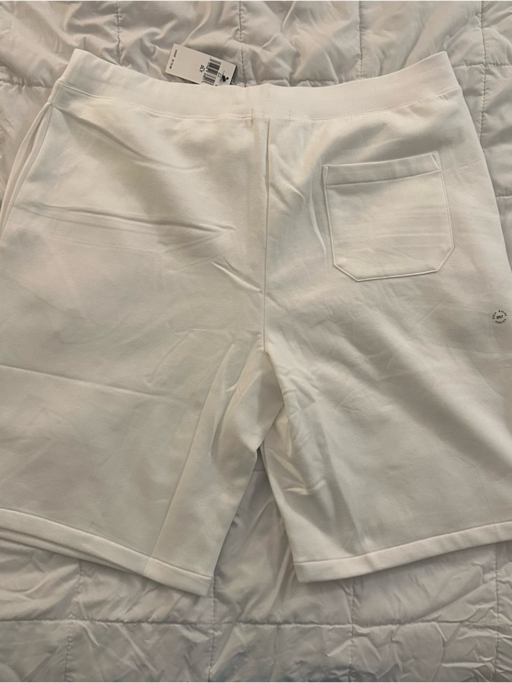 Polo Ralph Lauren Fleece Shorts - White - NEW - Men’s 2XL - Tall - Picture 5 of 5